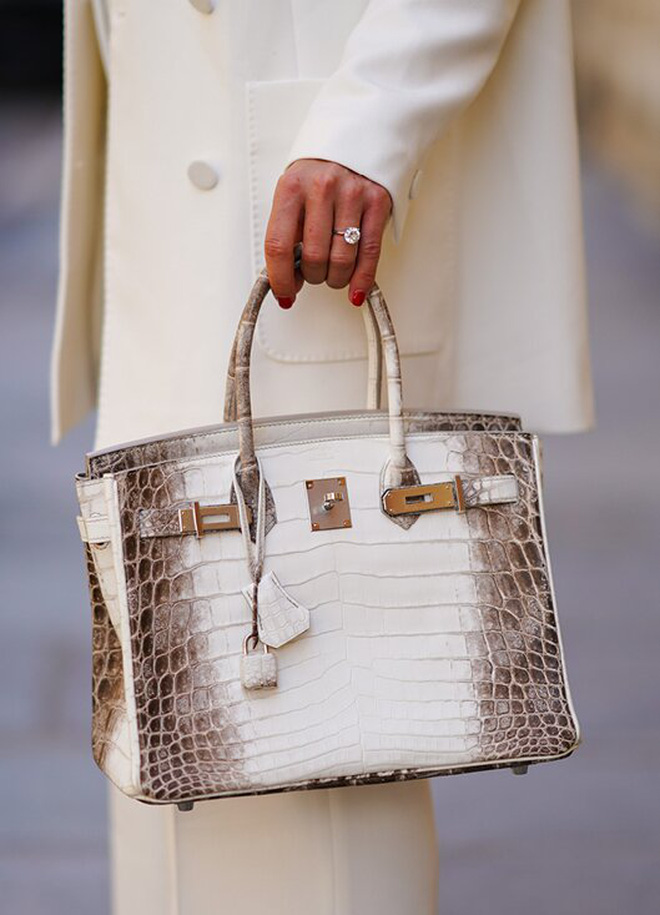 Chiếc túi Hermès Birkin da cá sấu có giá khoảng 10 tỷ đồng (bao gồm cả chi phí bảo hiểm).