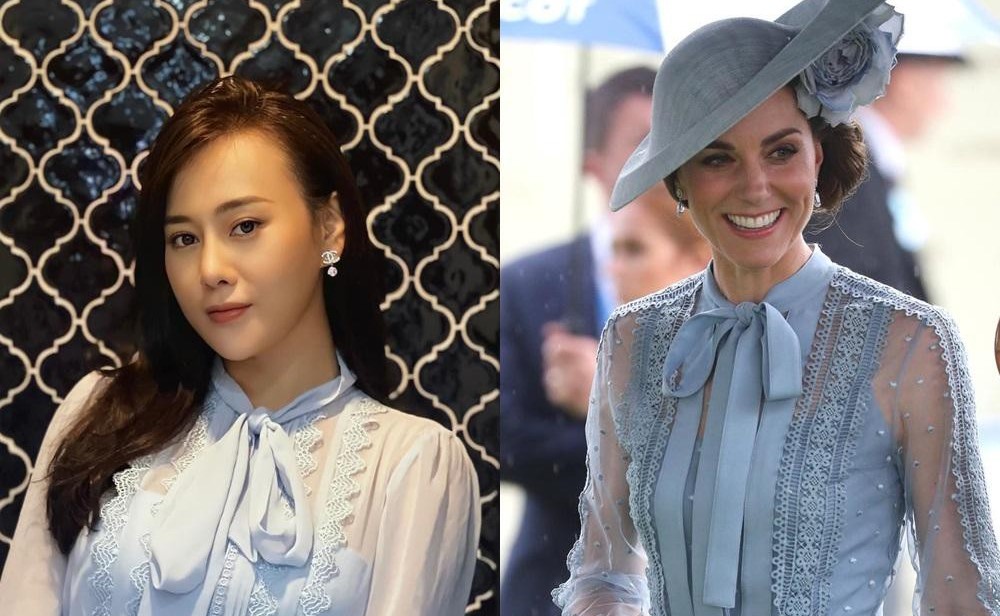 Nam(Hương Vị Tình Thân) 'đụng' váy Elie Saab với công nương Kate Middleton?