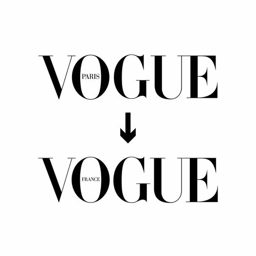 Ngay sau phiên bản kỷ niệm 100 năm thành lập, Vogue Paris đã đổi tên thành Vogue France. Trước đây, Vogue Paris là tạp chí thời trang duy nhất mang tên một thành phố.