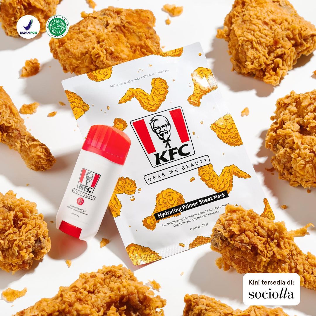 Mặt nạ gà rán KFC: Đắp lên thì cả gương mặt có mùi gà rán hay sao?
