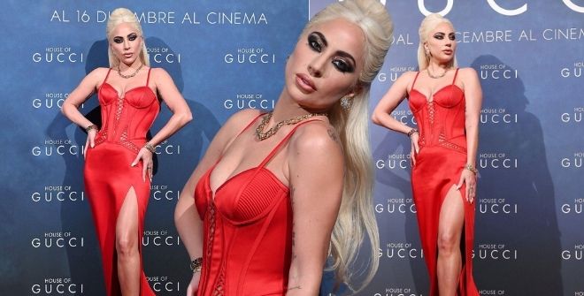 Lady Gaga ra mắt phim Gucci nhưng lại mặc đầm Versace