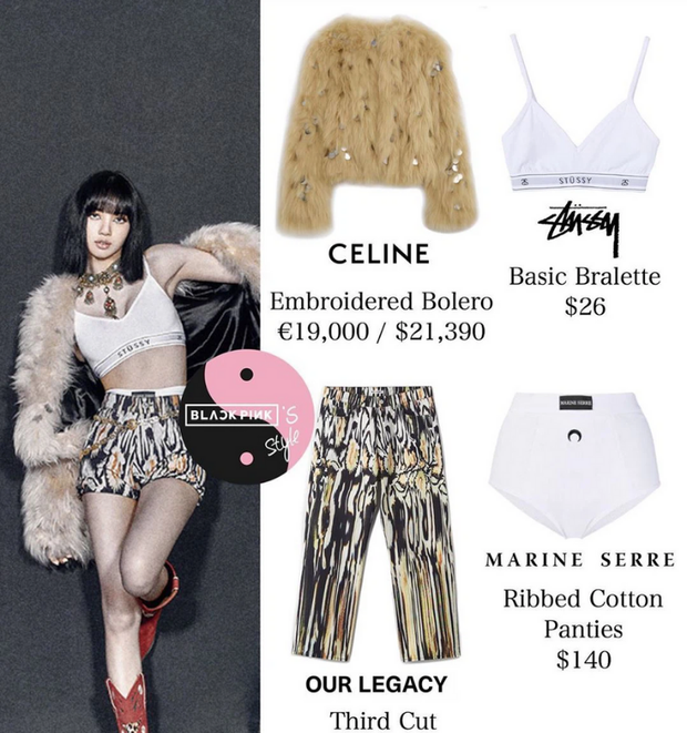 Đại sứ thương hiệu Celine, Lisa mặc chiếc áo lông có giá 500 triệu đồng