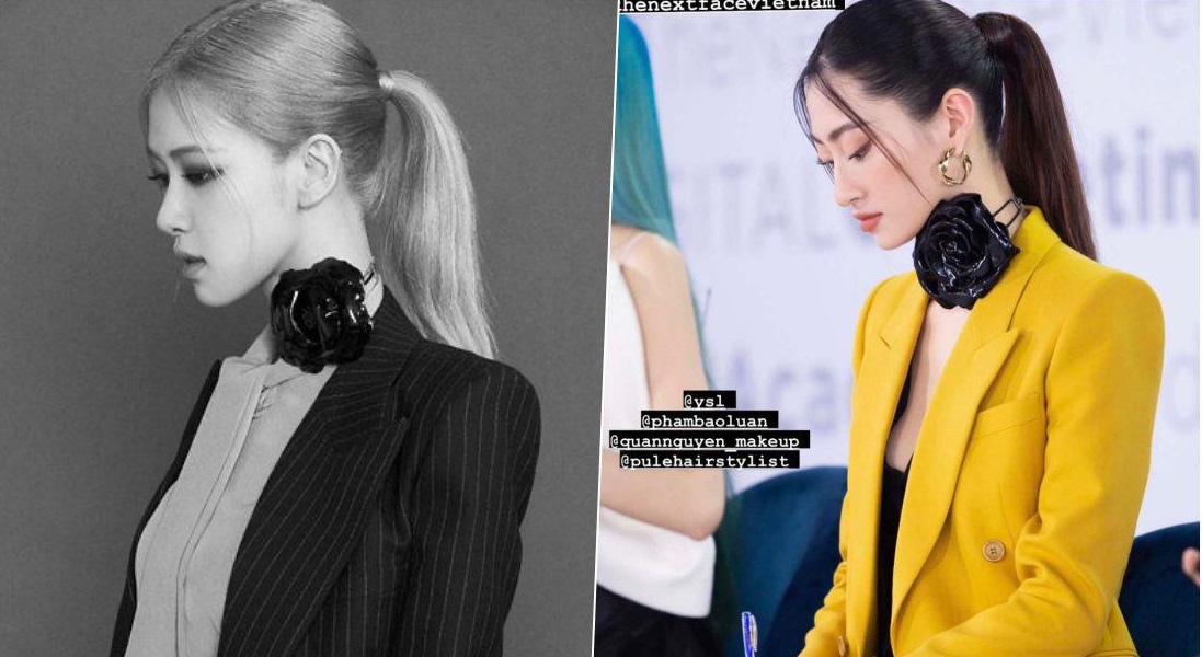 Lương Thuỳ Linh sở hữu góc nghiêng thần thánh giống Rosé (BLACKPINK) nhưng sao có gì đó sai sai?