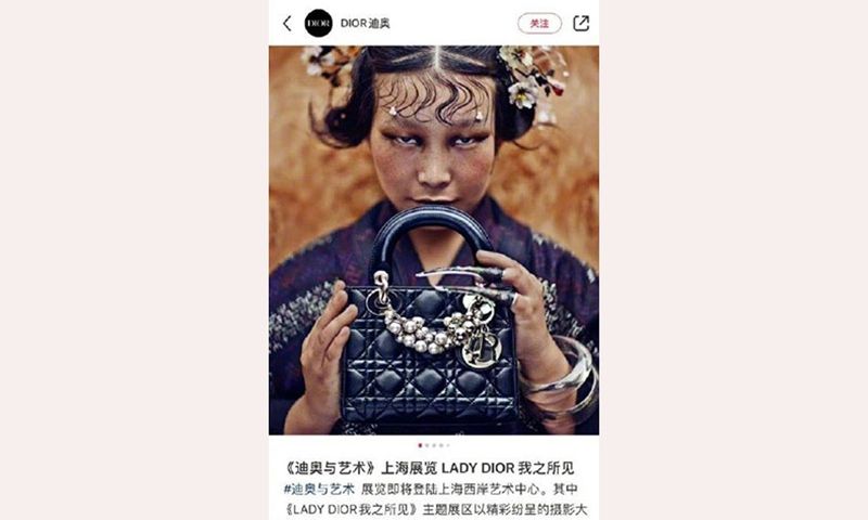 Dior từng bị lên án vì tung ra hình ảnh người mẫu Trung Quốc với đôi mắt xếch