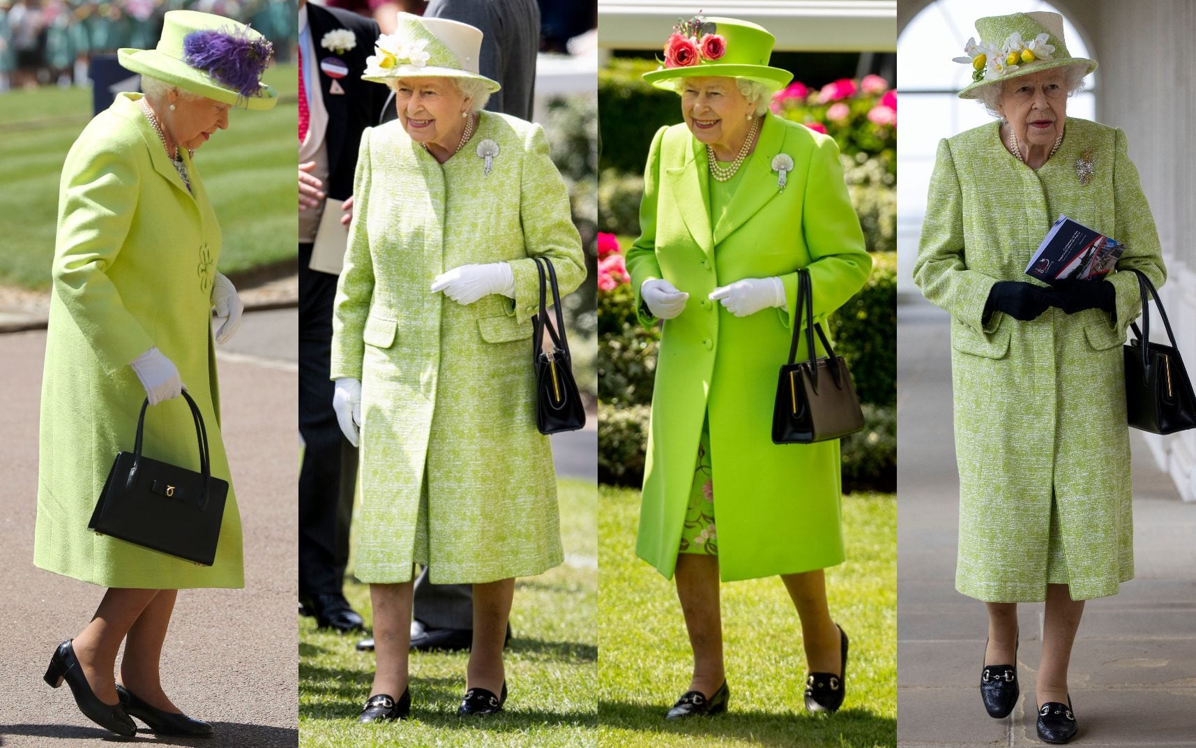 Nếu bạn chưa biết thì người đầu tiên lăng xê Lime Green không phải IT girl hay fashionista đình đám nào mà lại chính là nữ hoàng Anh.
