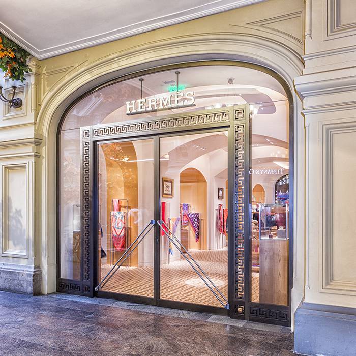 Kế hoạch mở cửa hàng flagship store của Hermès tại Moscow bị đóng băng sau khi chiến sự nổ ra.