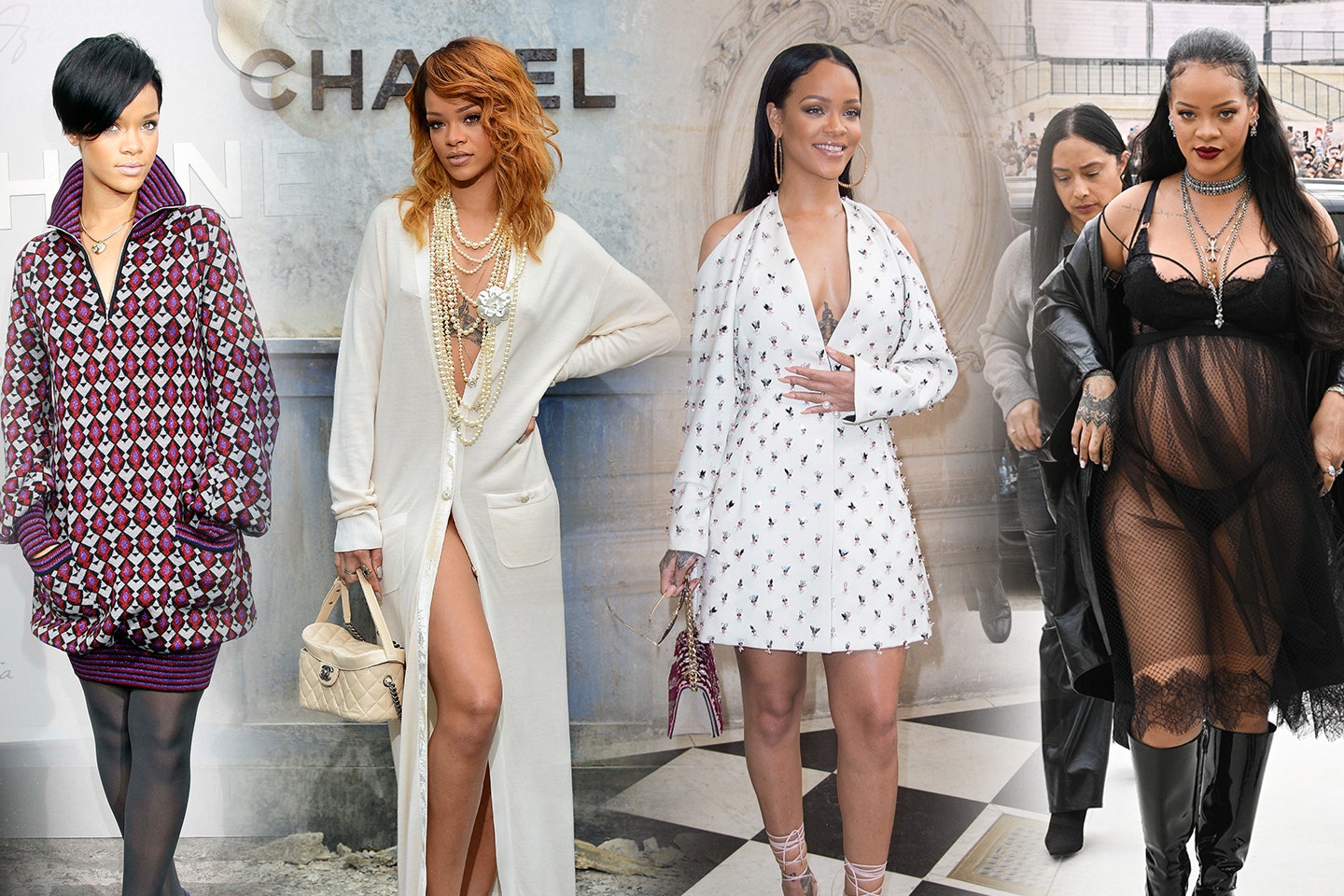 Hành trình "thời trang hàng ghế đầu" của "mẹ bỉm" Rihanna 