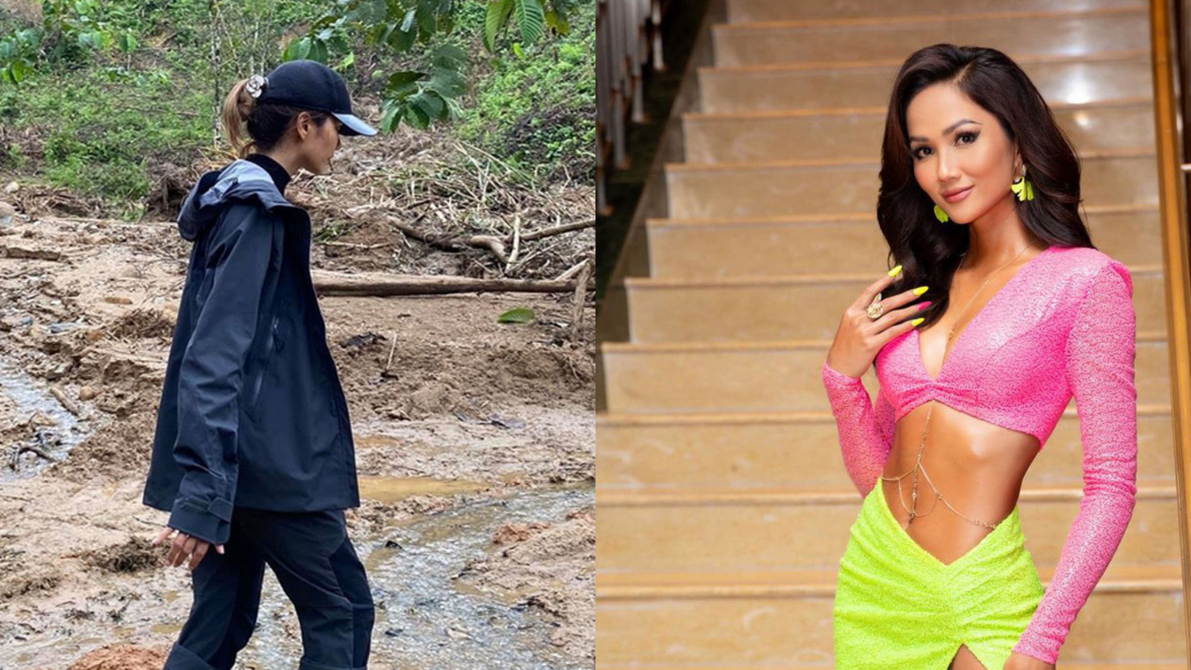 H'Hen Niê trước và sau khi lên đồ là hai con người khác biệt