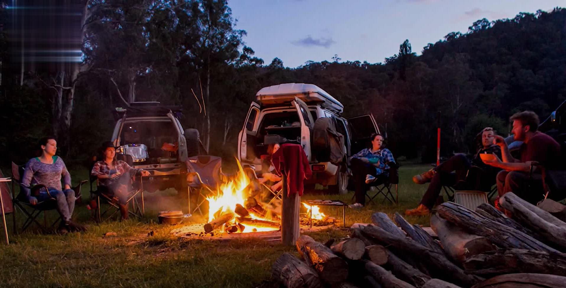 Lối sống Camping Life đã phổ biến tại Mỹ, Úc... từ lâu.