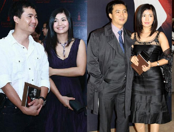 Đạo diễn Đỗ Thanh Hải và vợ Đặng Châu Anh cách đây gần 20 năm.