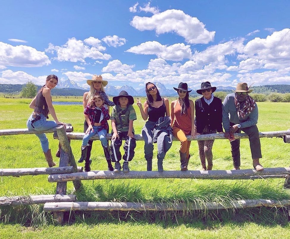 Cả gia đình đã có chuyến vui chơi ở trang trại của họ tại Wyoming.