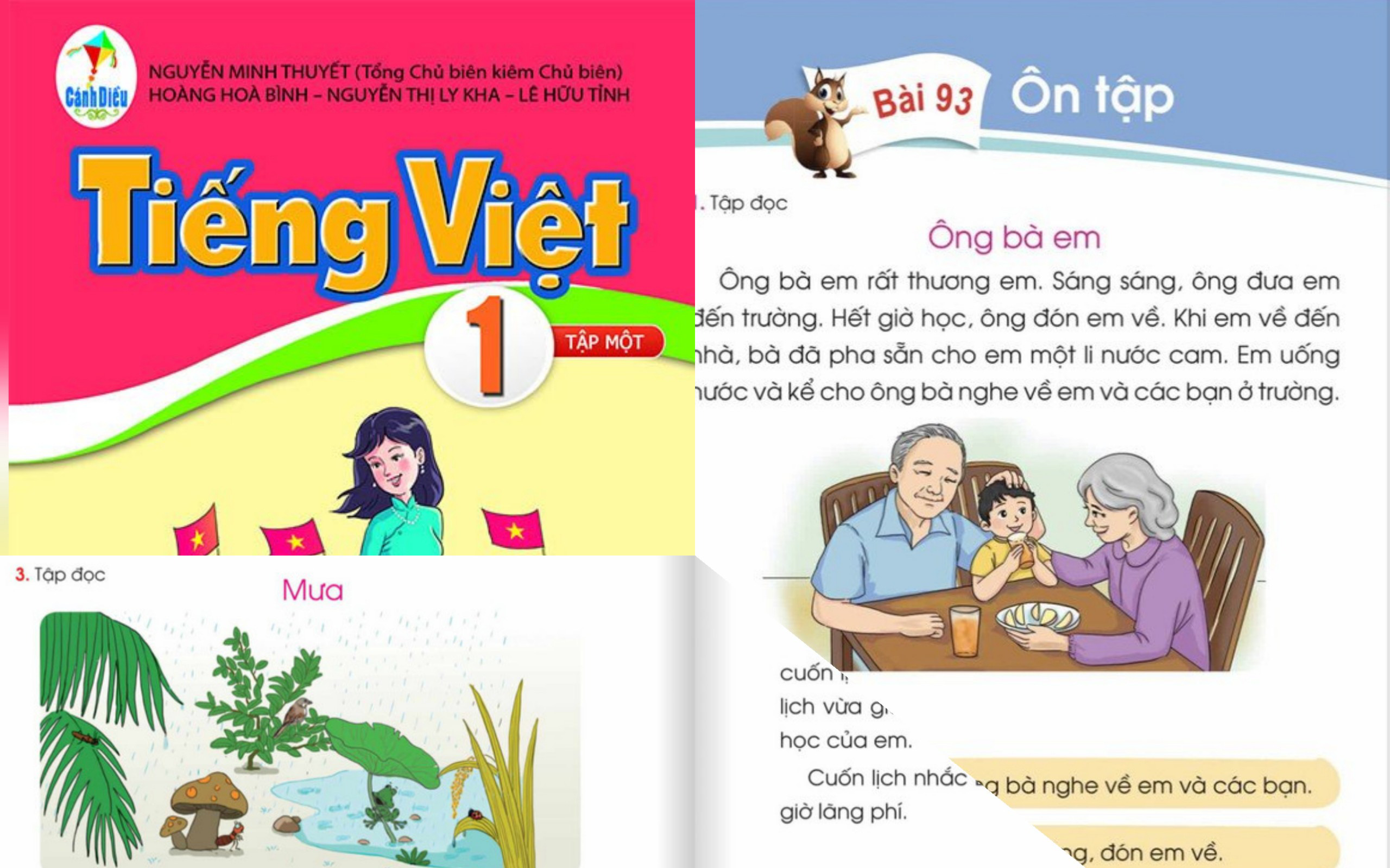 Công bố tài liệu chỉnh sửa sách giáo khoa Tiếng Việt 1 bộ Cánh Diều