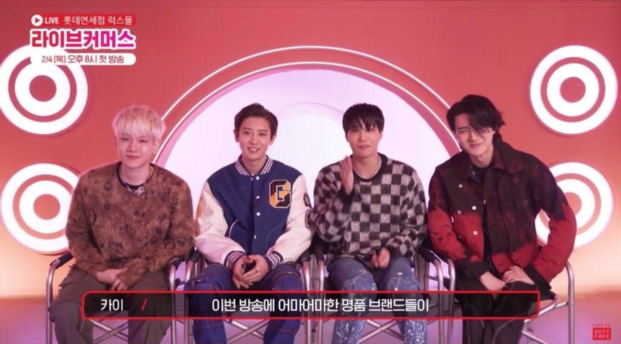 EXO trong video quảng bá cho sự kiện mới của Lotte Duty Free.
