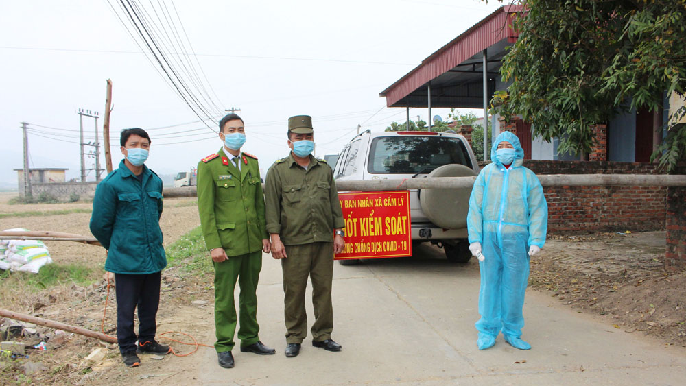 Nơi ca nhiễm mới nhất ở Bắc Giang đang được phong tỏa.