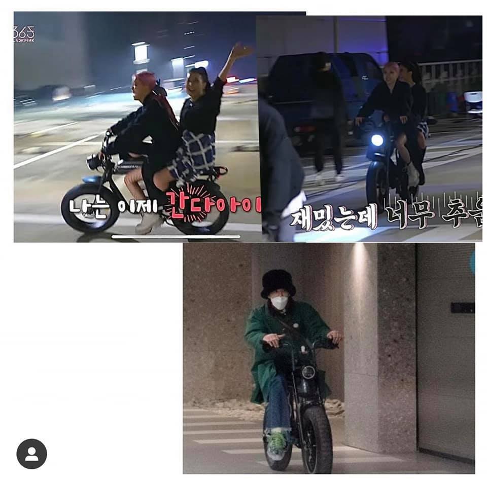 Xe điện của G-Dragon xuất hiện trong hậu trường.