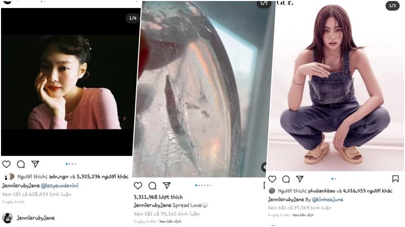 Bức ảnh gần nhất nữ ca sĩ đăng tải là 3 ngày trước, thu hút lượng bình luận gấp 20 lần lượng bình luận trung bình của các post trước, còn story thì đã dừng cập nhật.