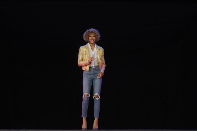 Hình ảnh 3D của nữ danh ca Whitney Houston