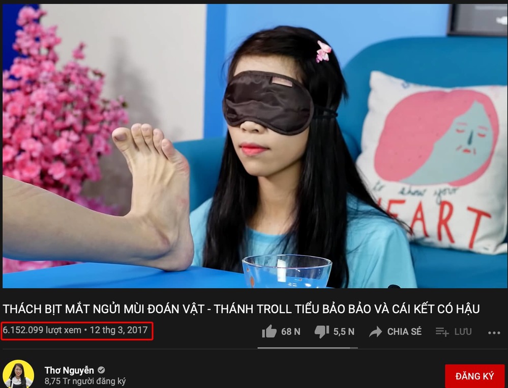 Những video phản cảm của Thơ Nguyễn đã xuất hiện từ năm 2017