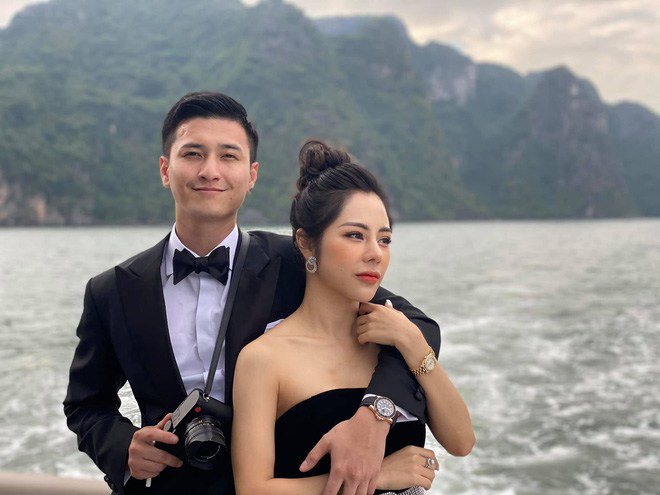 Huỳnh Anh và Bạch Lan Phương thường xuyên đăng tải những bức ảnh tình tứ của cả hai