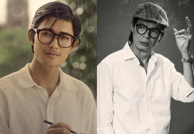 Avin Lu và Trần Lực cùng đảm nhiệm vai Trịnh Công Sơn qua 2 giai đoạn cuộc đời cố nhạc sĩ.
