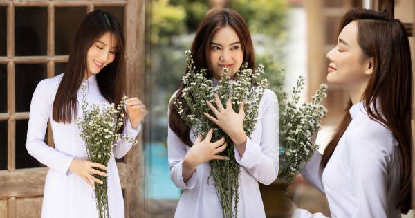 Diễm My, Nhã Phương, Lan Ngọc hóa thân thành thiếu nữ trong áo dài trắng