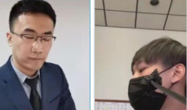 Hình ảnh luật sư của Trịnh Sảng và Trương Hằng trong phiên tòa diễn ra bằng hình thức trực tuyến