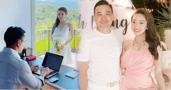 Hé lộ hậu trường ảnh cưới của Chi Bảo và vợ kém 16 tuổi