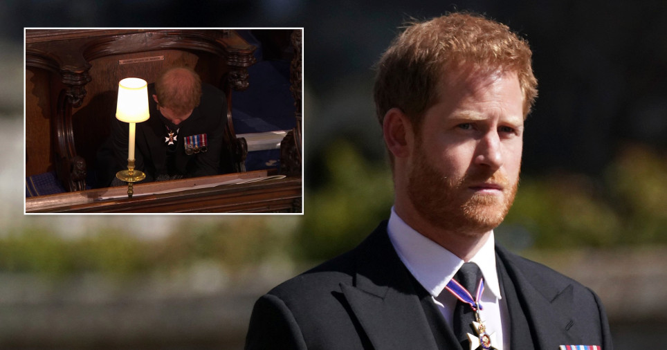 Bắt gặp hình ảnh Harry nói chuyện với anh trai sau tang Hoàng tế Philip