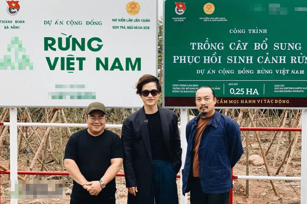 Hà Anh Tuấn ủng hộ cho chiến dịch 'Rừng Việt Nam' trước đó không lâu