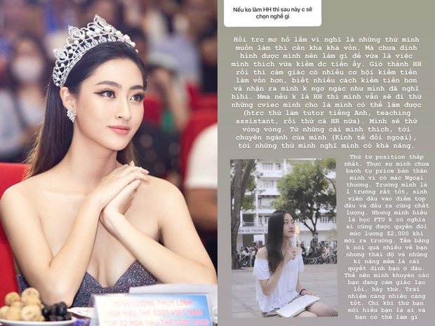 Hoa hậu Lương Thùy Linh chia sẻ về trường Đại học Ngoại thương