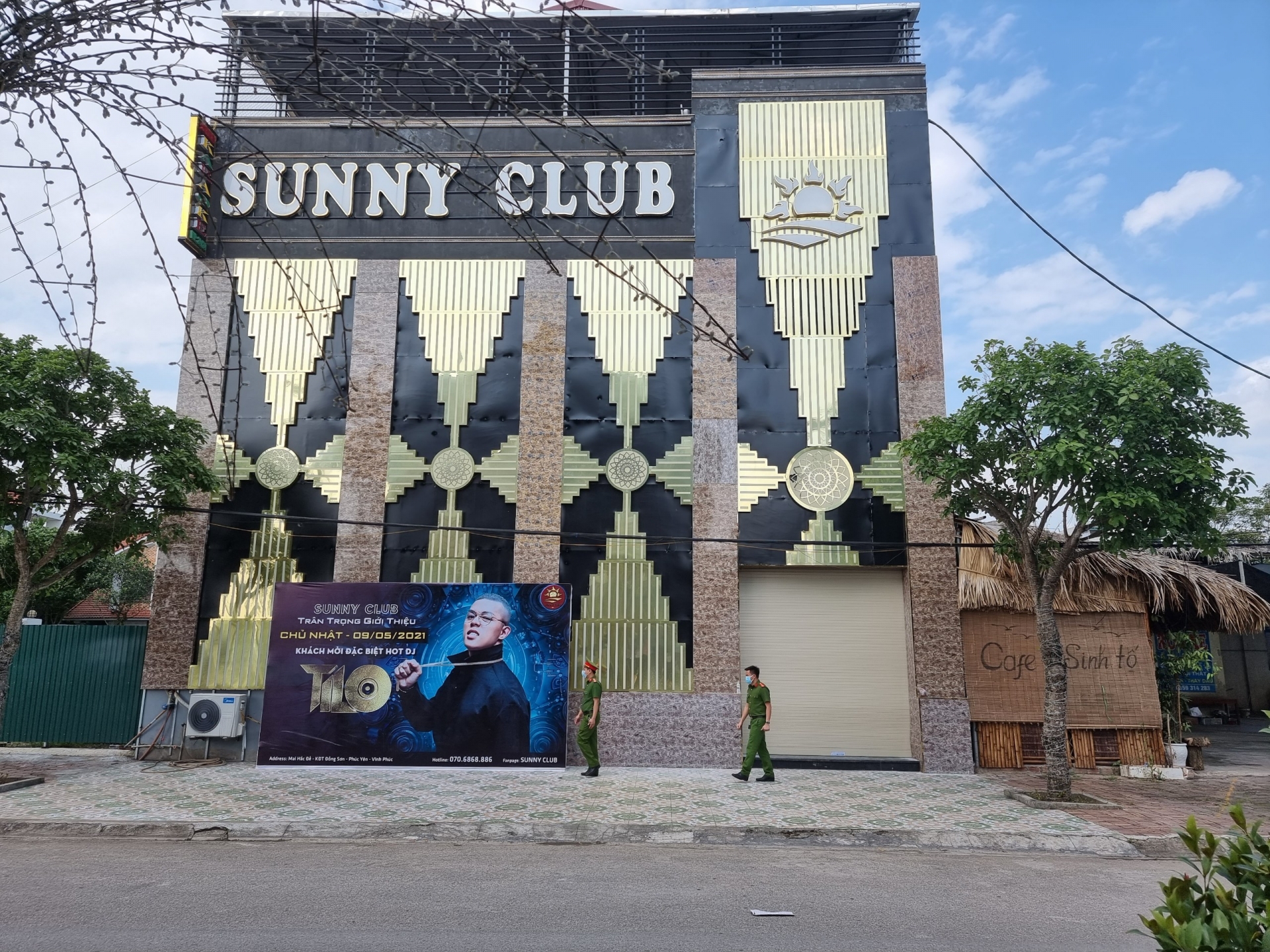 Quán bar Sunny - ổ dịch mới tại Vĩnh Phúc hiện đang được phong tỏa