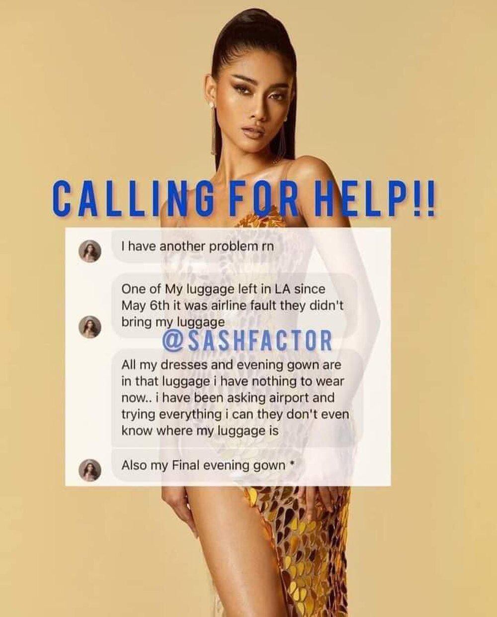 Chuyên trang sắc đẹp 'Sash Factor' đăng tải lời kêu gọi giúp đỡ của Hoa hậu Hoàn vũ Myanmar
