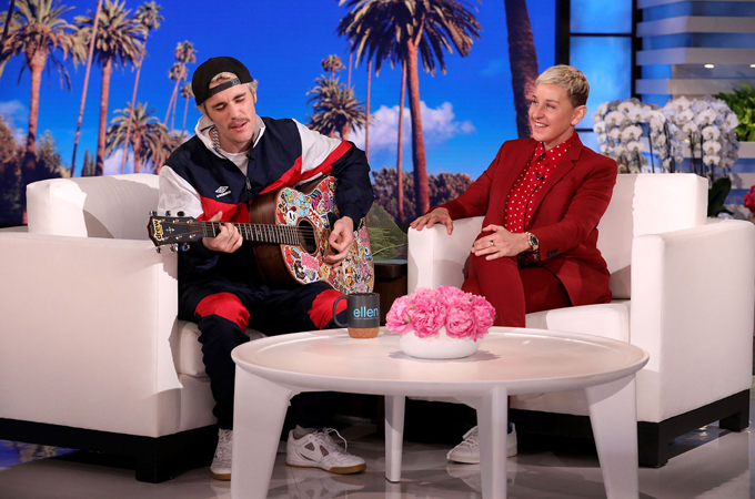 Justin Bieber từng là khách mời của 'The Ellen Show'
