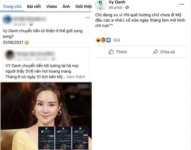 Vy Oanh khẳng định những hình ảnh được lan truyền trên mạng xã hội đã được chỉnh sửa nhằm 'bôi xấu' cô