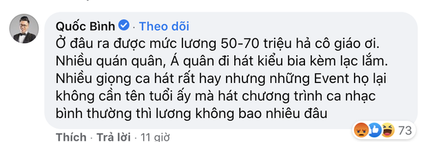 MC Quốc Bình khẳng định mức giá cát xê của Hồ Văn Cường không thể đến 50-70 triệu/ show