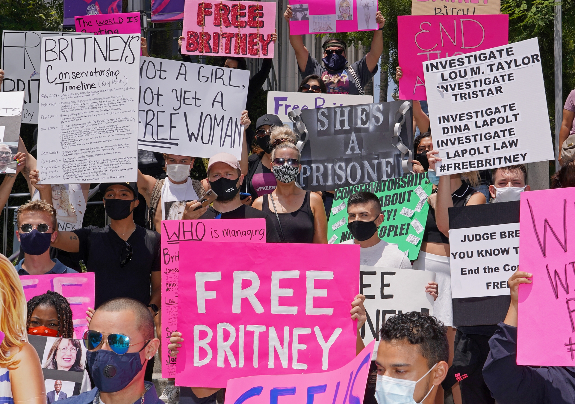 Chiến dịch đòi quyền tự do cho Britney Spears đang bùng lên mạnh mẽ