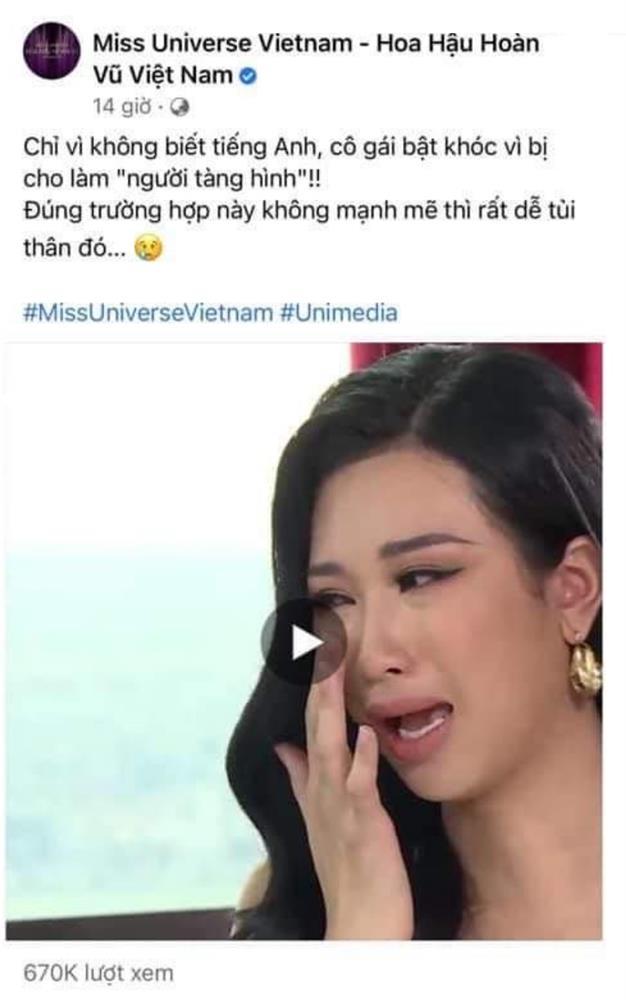 Video được trang chủ chính thức cuộc thi Hoa hậu Hoàn vũ Việt Nam đăng tải