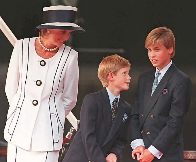 Hoàng tử William và anh trai có mối quan hệ vô cùng thân thiết khi Công nương Diana còn sống