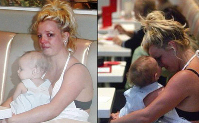 Khoảnh khắc buồn của Britney Spears 15 năm trước