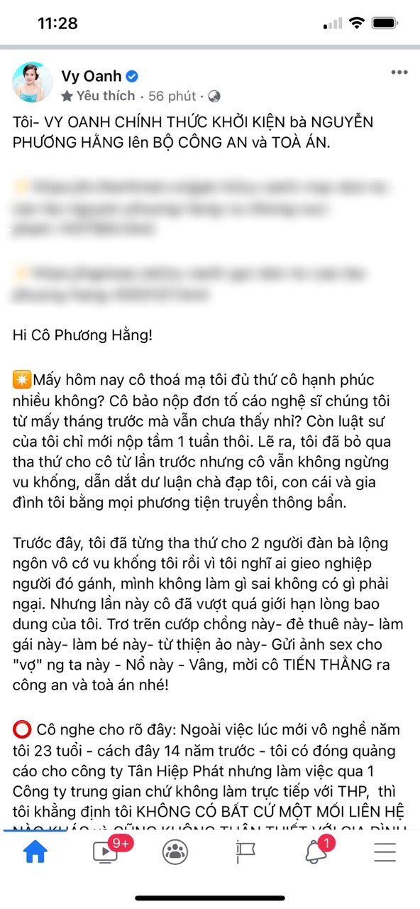 Vy Oanh đã công khai đơn kiện Phương Hằng và đoạn tin nhắn với dr.  Thanh - Hình 3