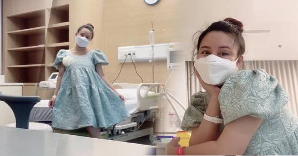 Không biết Vy Oanh đã kịp nộp đơn khởi kiện Thu Hoài chưa nhưng cô đã thông báo đi đẻ rồi