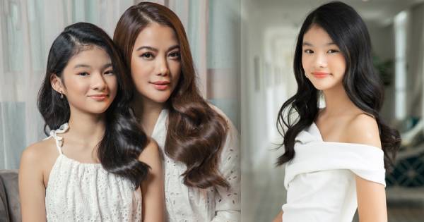 Con gái Trương Ngọc Ánh lộ nhan sắc "chấp cả cam thường" khi gọi điện về cho mẹ
