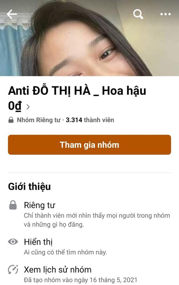 Group anti của Hoa hậu Đỗ Thị Hà