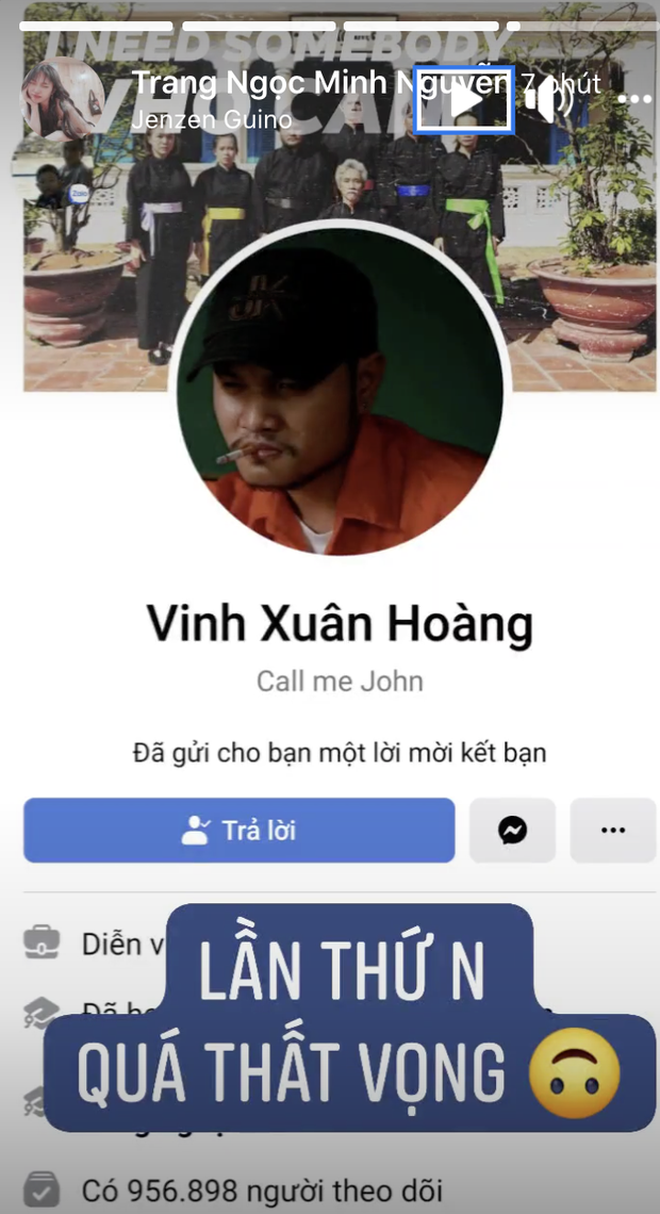Trước đó, Lương Minh Trang bày tỏ sự thất vọng trước hành động của chồng cũ sau khi cô đăng đàn tố Minh Râu chặn Facebook dù trước đó anh đã hứa bảo vệ cô