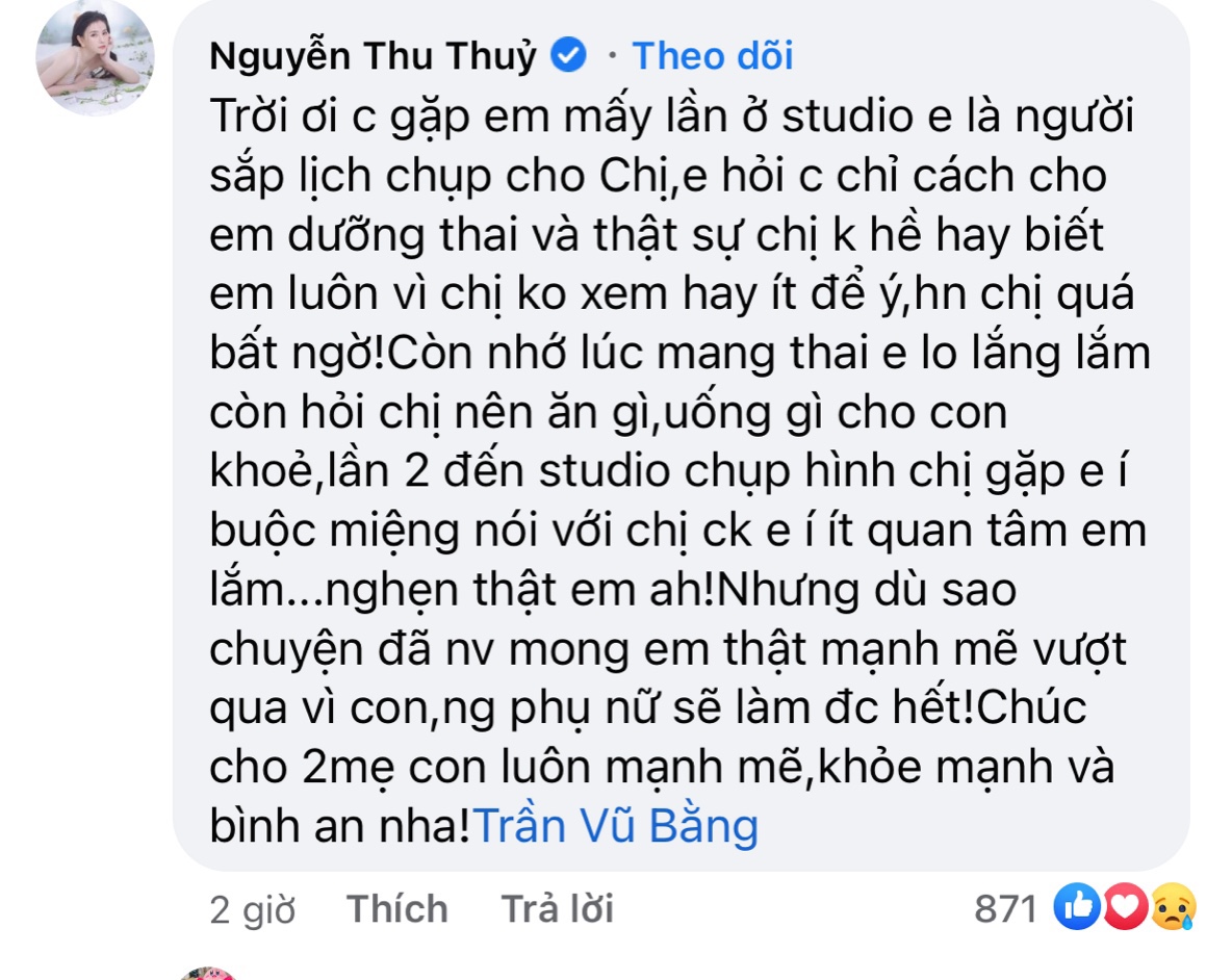 Ca sĩ Thu Thủy từng đến chụp ảnh tại studio mà Thiên An làm được nhưng cô không nhận ra nữ chính MV 'Sóng gió'