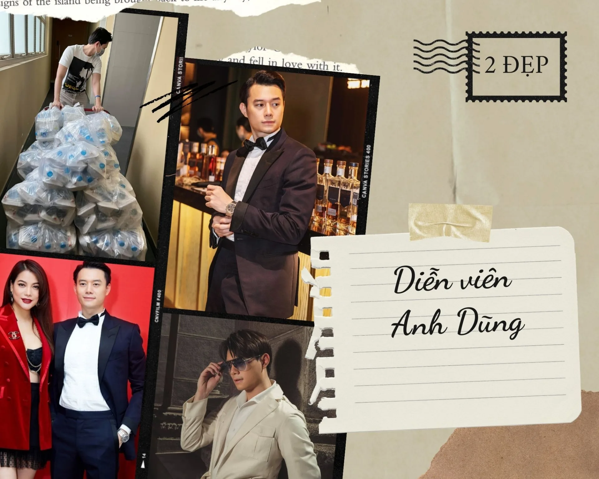 Diễn viên Anh Dũng: 