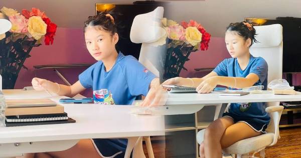 Con gái Trương Ngọc Ánh khoe không gian học online ở Mỹ