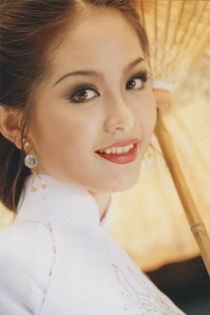 Nhan sắc xinh đẹp của Nguyễn Thiên Nga khi đăng quang Hoa hậu Việt Nam.