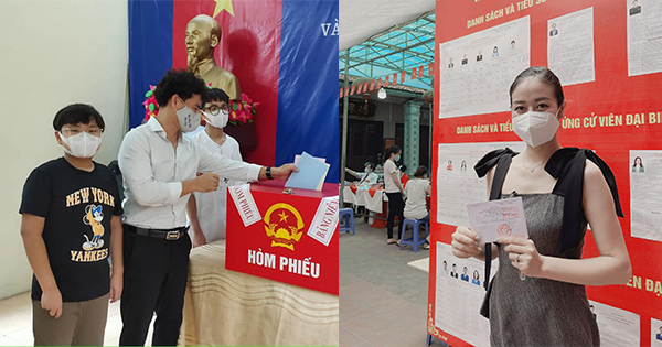 Hôm qua sao làm gì (23/5): Xuân Bắc, Tiểu Vy cùng loạt sao nô nức đi bầu cử