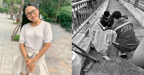 Chạy bộ buổi sáng, Phương Mỹ Chi vô tình cứu sống một phụ nữ vô gia cư